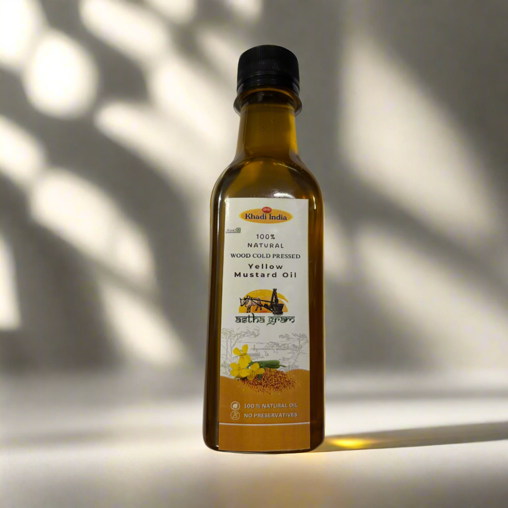 Wood Cold Pressed Yellow Mustard Oil