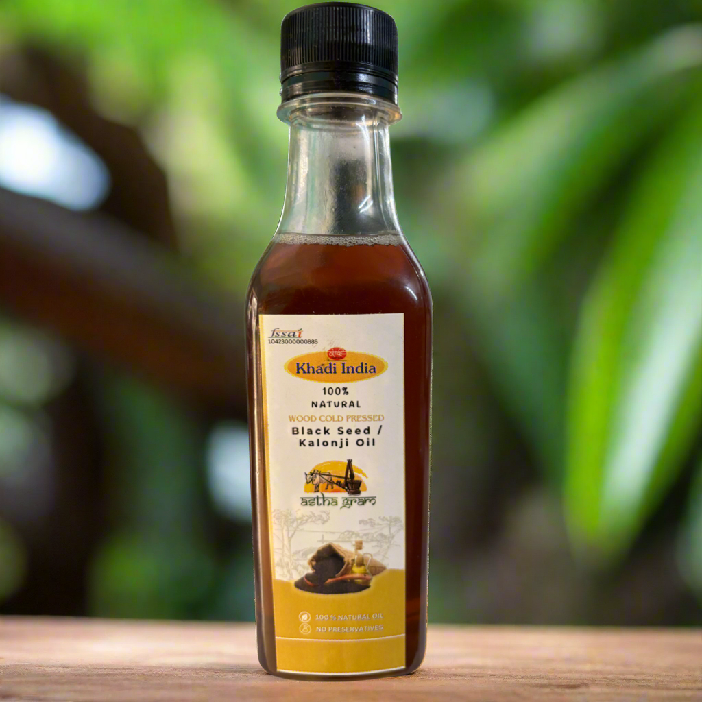 Wood Cold Pressed Black Seed Oil / Kalonji Oil