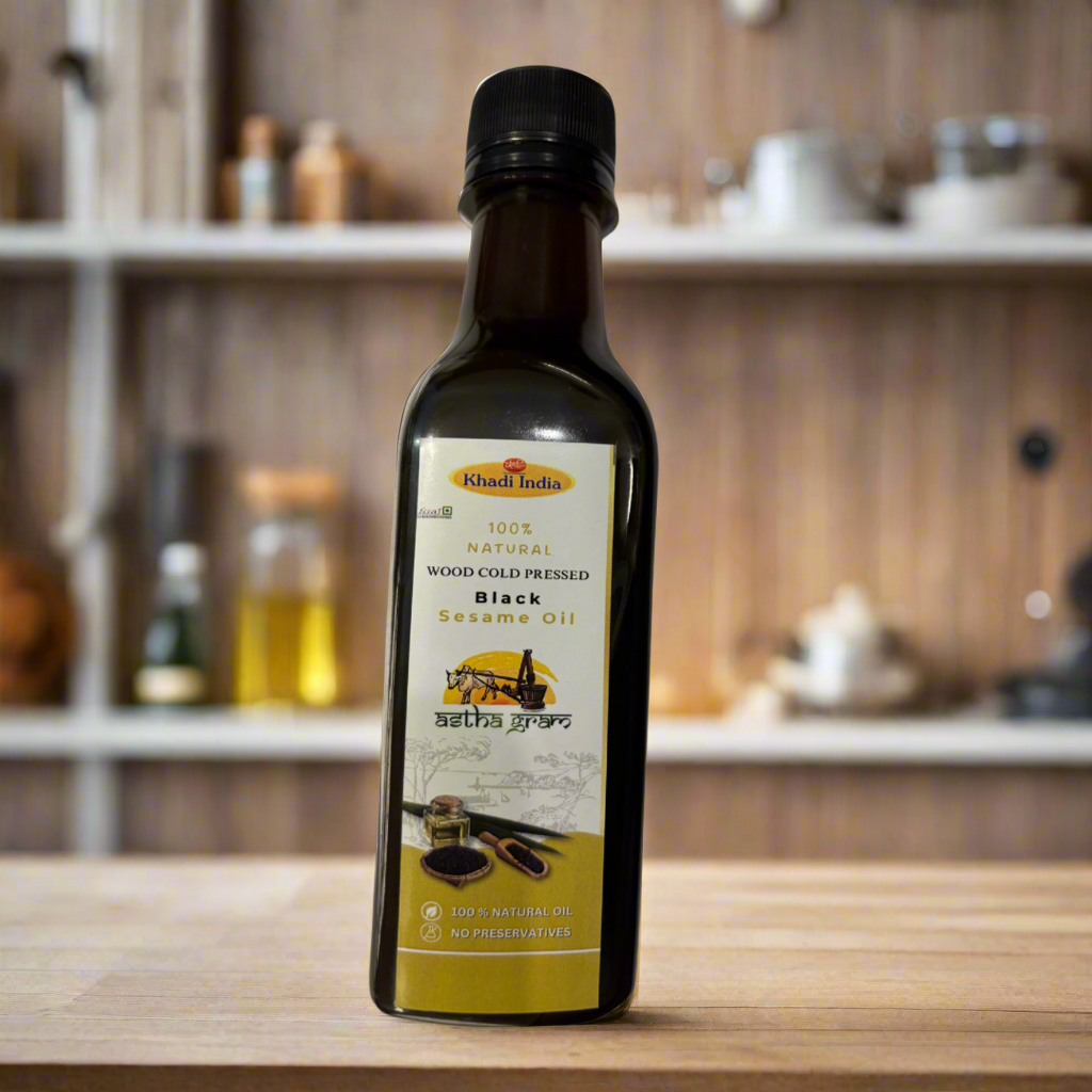 Wood Cold Pressed Black Sesame Oil